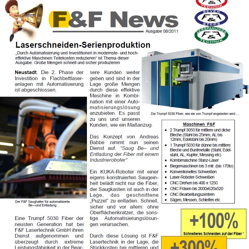 Laserschneiden-Serienproduktion